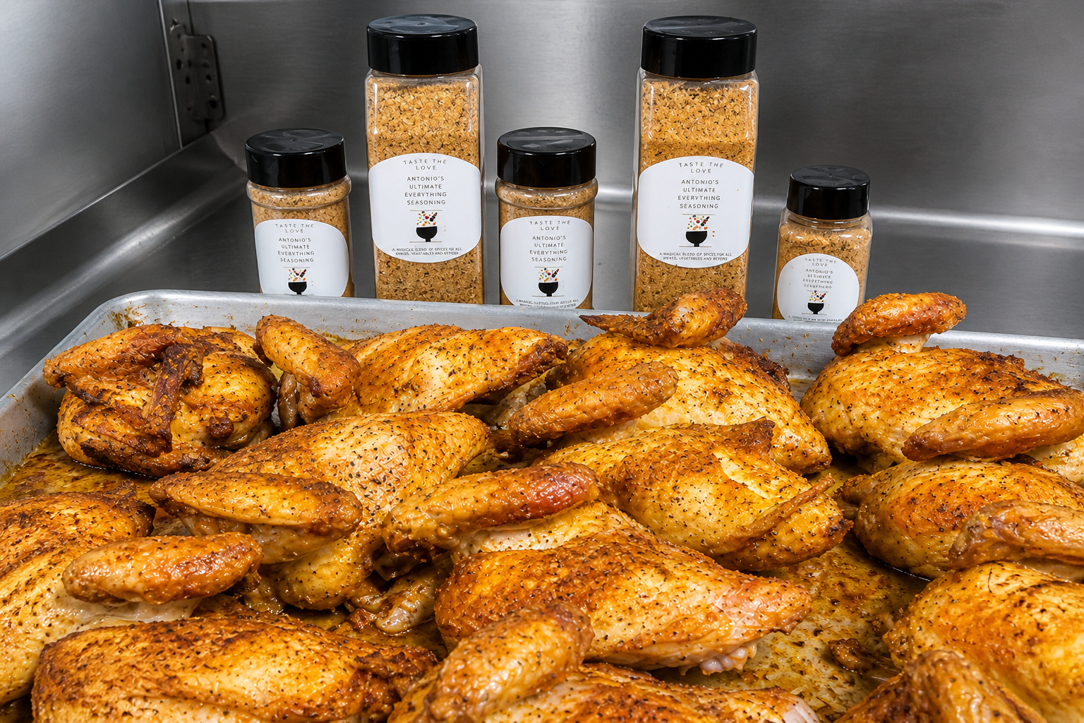 Roasted chicken with ultimate seasoning